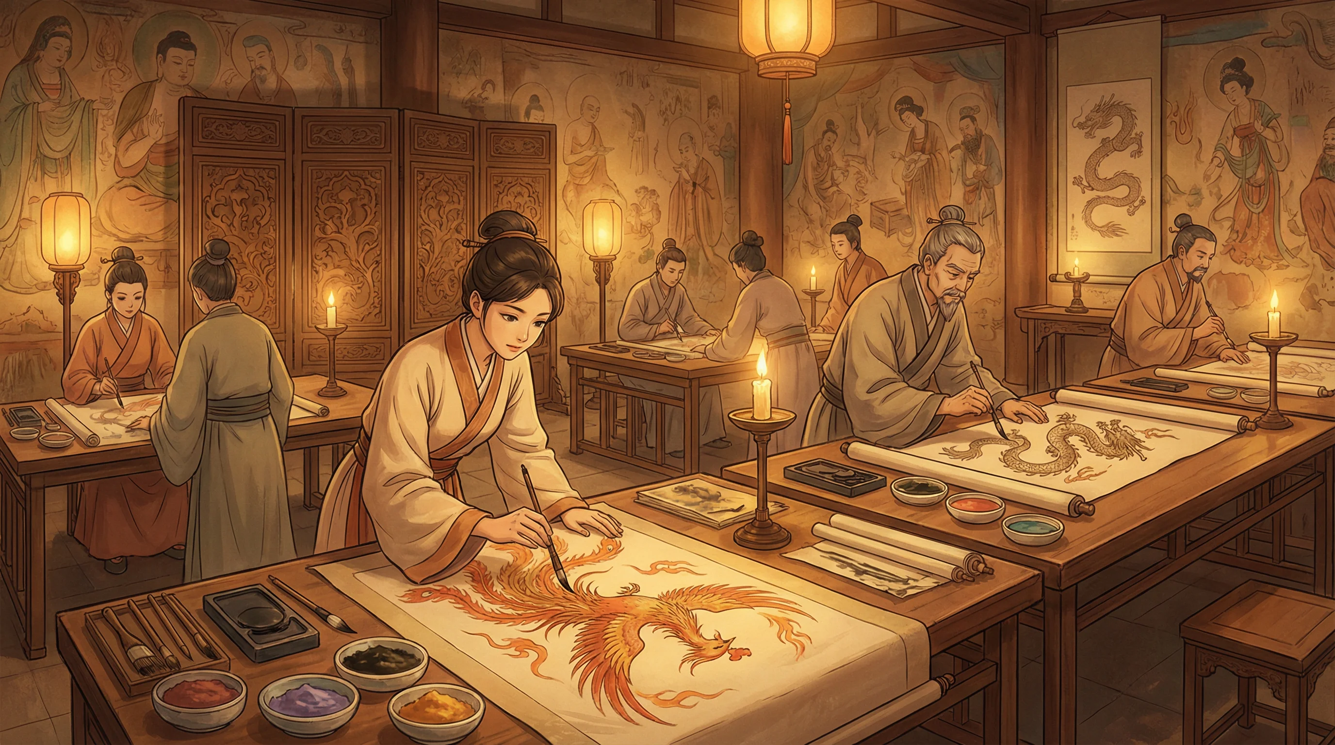 画师入驻 - 草比网 国风动漫画师