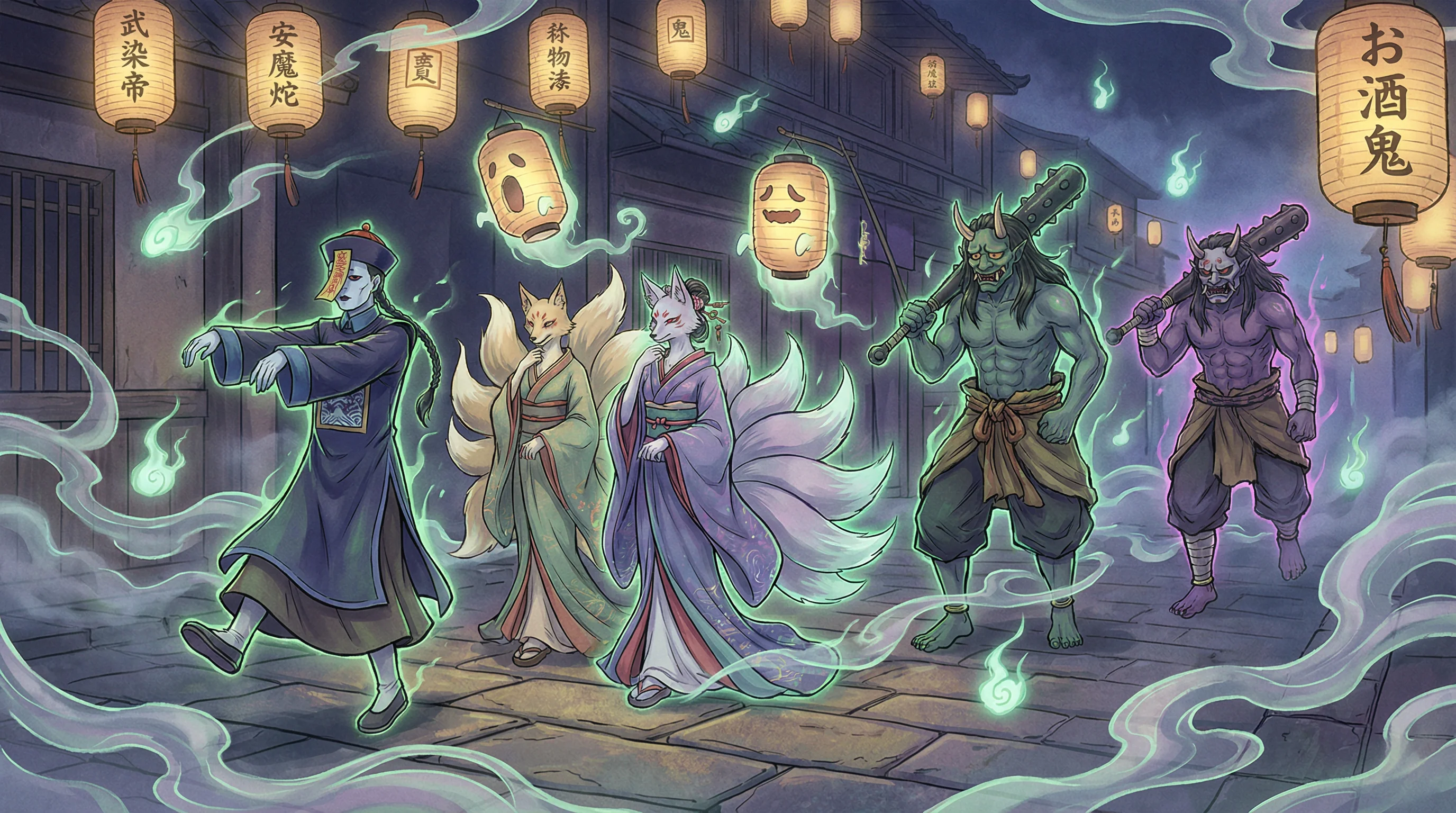 百鬼夜行 - 草比网 中日鬼怪动漫